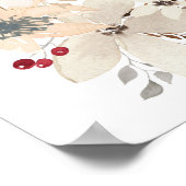 Poster Panneau de bienvenue pour des funérailles de fleur (Coin)