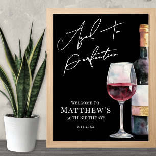 Poster Panneau de bienvenue pour fête d'anniversaire Viei