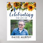 Poster Panneau de bienvenue pour funérailles | Célébratio (Devant)