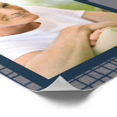 Poster Panneau de bienvenue pour funérailles masculines e (Coin)