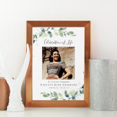 Poster Panneau de bienvenue pour la célébration de la vie