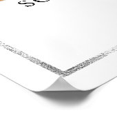 Poster Panneau de bienvenue pour la célébration de vie de (Coin)