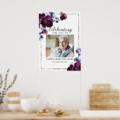 Poster Panneau de bienvenue pour la célébration de vie de (Cuisine)