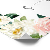 Poster Panneau de bienvenue pour la douche de mariée à la (Coin)