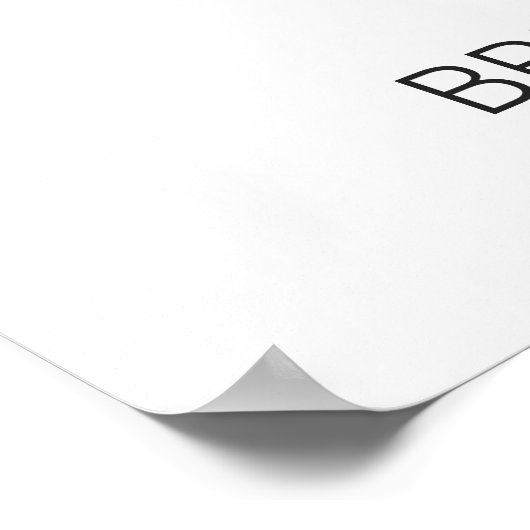 Poster Panneau de bienvenue pour la douche de mariée avec (Coin)