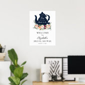 Poster Panneau de bienvenue pour la fête de fiançailles T (Bureau à domicile)