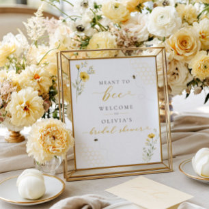 Poster Panneau de bienvenue pour la fête de mariage en l'