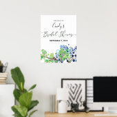 Poster Panneau de bienvenue pour la fête de mariage - For (Bureau à domicile)