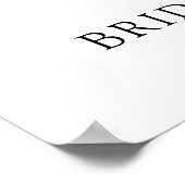 Poster Panneau de bienvenue pour la fête de mariage Time  (Coin)