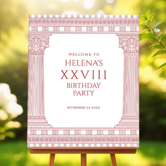 Poster Panneau de bienvenue pour la fête des déesses