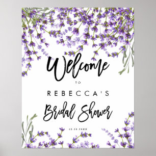 Poster panneau de bienvenue pour la fête prénuptiale aux