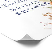 Poster Panneau de bienvenue pour la fête prénuptiale de c (Coin)