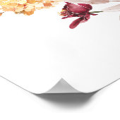 Poster Panneau de bienvenue pour la fête prénuptiale de l (Coin)