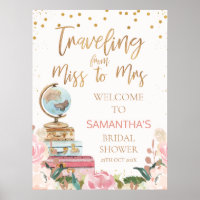 Panneau de bienvenue pour la fête prénuptiale de M
