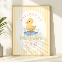 Panneau de bienvenue pour l'anniversaire de filles