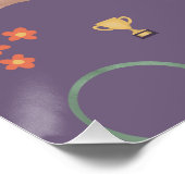 Poster Panneau de bienvenue pour l'anniversaire des fille (Coin)