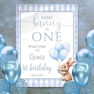 Poster Panneau de bienvenue pour le 1er anniversaire de L