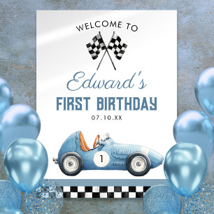 Poster Panneau de bienvenue pour le 1er anniversaire de l
