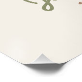 Poster Panneau de bienvenue pour le 1er anniversaire de L (Coin)