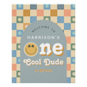 Poster Panneau de bienvenue pour le 1er anniversaire de O (Devant)