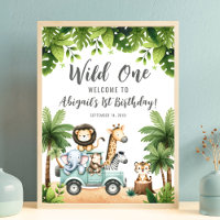 Panneau de bienvenue pour le 1er anniversaire de W