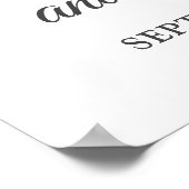 Poster Panneau de bienvenue pour le 70e anniversaire d'In (Coin)