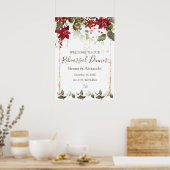 Poster Panneau de bienvenue pour le dîner de répétition d (Cuisine)