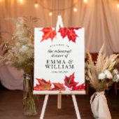 Poster Panneau de bienvenue pour le dîner de répétition d