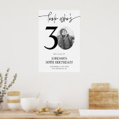 Poster Panneau de bienvenue pour les 30 ans (Cuisine)
