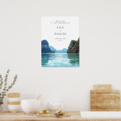 Poster Panneau de bienvenue pour mariage à Phuket Thaïlan (Cuisine)