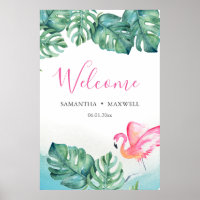 Panneau de bienvenue pour réception de mariage tro