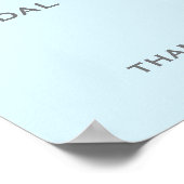 Poster Panneau de bienvenue pour thé de mariage fantaisis (Coin)