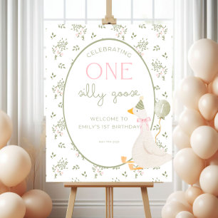 Poster Panneau de bienvenue pour un anniversaire de canar
