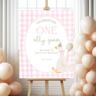 Poster Panneau de bienvenue pour un anniversaire de canar