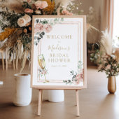 Poster Panneau de bienvenue pour un brunch et une baby sh