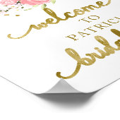 Poster Panneau de bienvenue pour une baby shower automnal (Coin)