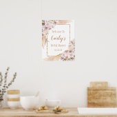 Poster Panneau de bienvenue pour une baby shower avec de  (Cuisine)