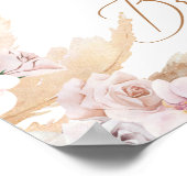 Poster Panneau de bienvenue pour une Baby Shower de maria (Coin)