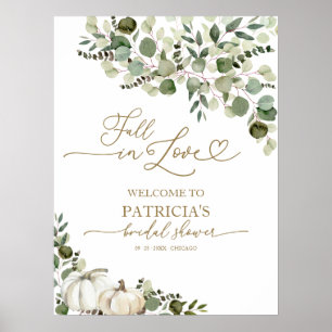 Poster Panneau de bienvenue pour une baby shower de maria