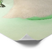 Poster Panneau de bienvenue pour une baby shower élégante (Coin)