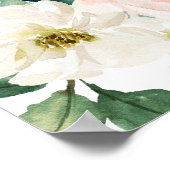 Poster panneau de bienvenue pour une baby shower rose blu (Coin)