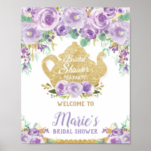 Poster Panneau de bienvenue pour une Baby Shower sur le t
