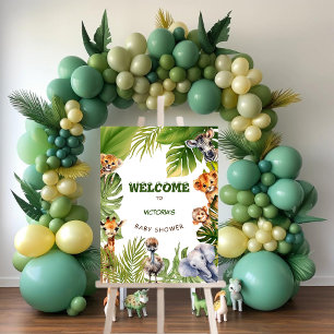 Poster Panneau de bienvenue pour une baby shower sur le t