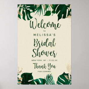 Poster Panneau de bienvenue pour une baby shower sur le t