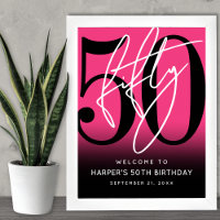 Panneau de bienvenue pour une fête d'anniversaire