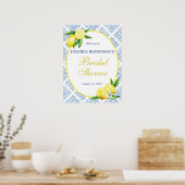 Poster Panneau de bienvenue pour une fête de mariage aux  (Cuisine)