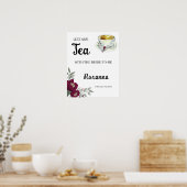 Poster Panneau de bienvenue pour une fête de mariage avec (Cuisine)