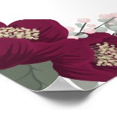 Poster Panneau de bienvenue pour une fête de mariage avec (Coin)