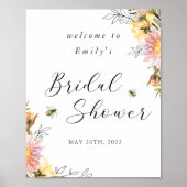 Poster Panneau de bienvenue pour une fête de mariage cham (Devant)