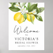 Poster Panneau de Bienvenue pour une Fête de Mariage Citr (Devant)